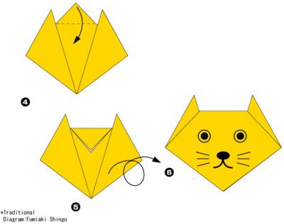 Животные оригами из бумаги по схемам для начинающих: схемы и видео на русском в фото