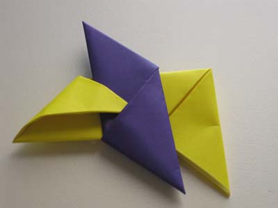 Оригами Звезда ниндзя в фото