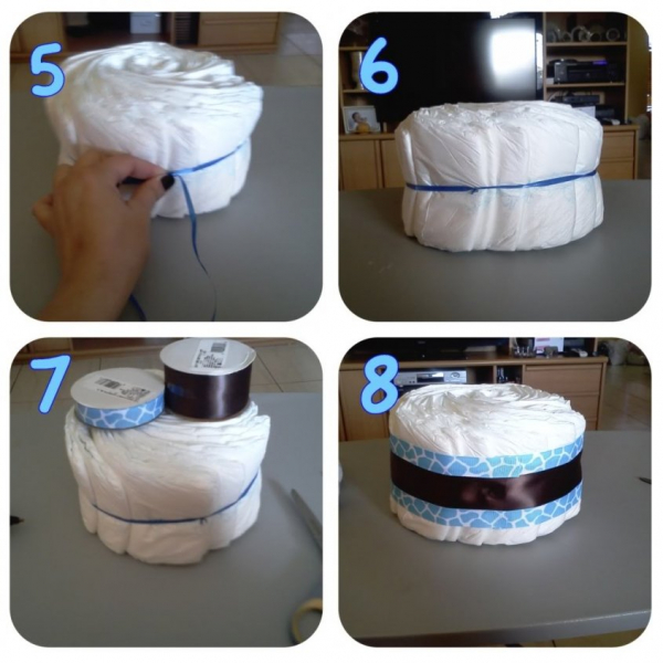 Торт из памперсов своими руками пошагово с фото, видео и мастер-классом в фото
