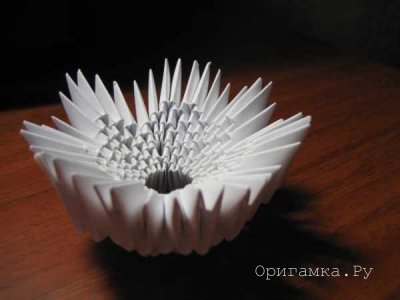 Модульное оригами цыпленка в скорлупе: мастер-класс со схемой сборки в фото