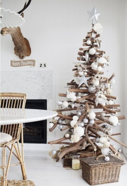 10 идей для декора новогодней елки в фото