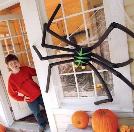 Большой паук для Хэллоуина своими руками в фото