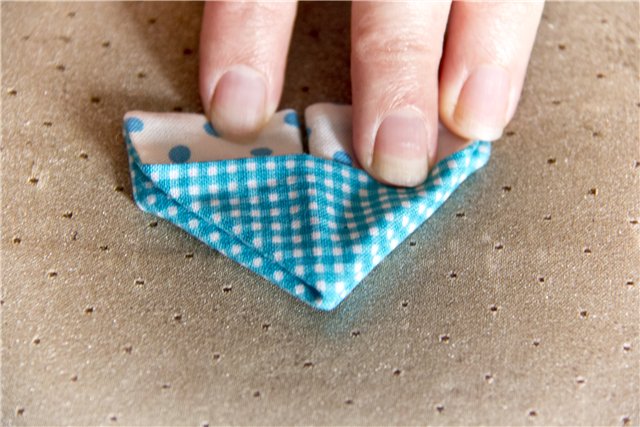 Бабочка из ткани своими руками в технике оригами с мастер-классом в фото