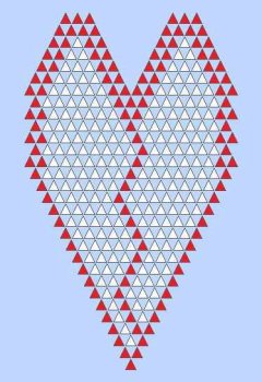 Объемное сердце: модульное оригами со схемой сборки и пошаговой инструкцией в фото