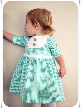Детское классическое платье для девочки: выкройка и мастер класс по шитью в фото