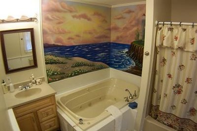 Роспись в ванной на стенах своими руками в фото