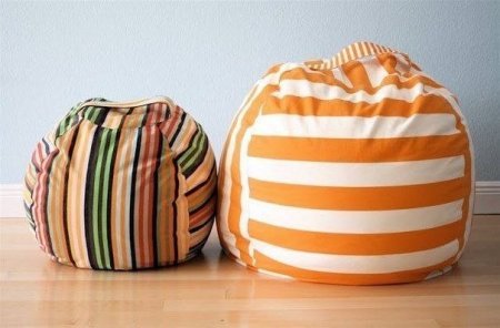 Мягкое кресло —  мяч для отдыха: выкройка и ход работы по шитью в фото
