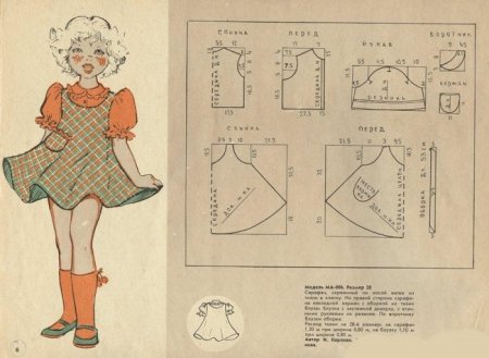 Ретро платья для девочек: выкройки для кройки и шитья в фото