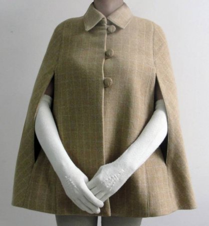 Пальто накидка: построение выкройки для шитья в фото