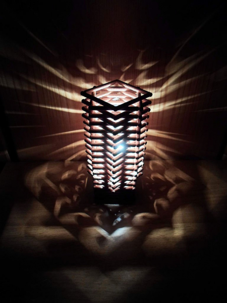 Декоративная лампа небоскреб своими руками в фото