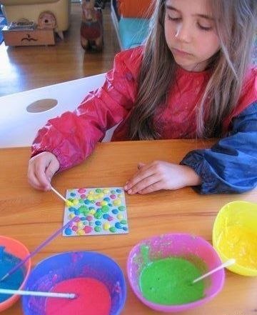 Объемные краски для детей в фото