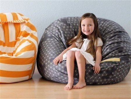 Мягкое кресло —  мяч для отдыха: выкройка и ход работы по шитью в фото