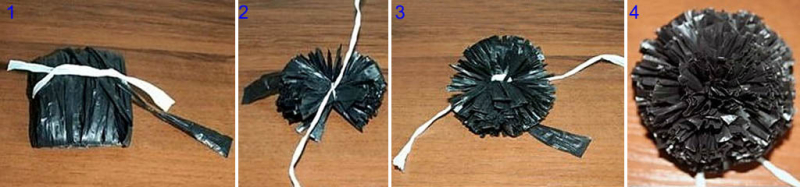 Как сделать помпоны из пряжи, ниток и меха на шапку своими руками с видео в фото