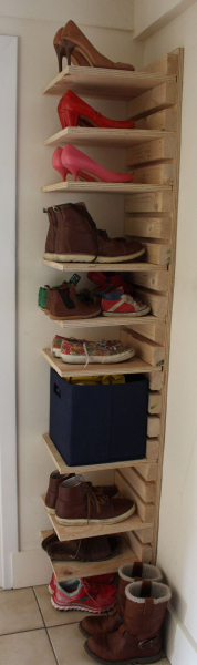 Подставка для обуви своими руками из дерева с фото и видео в фото