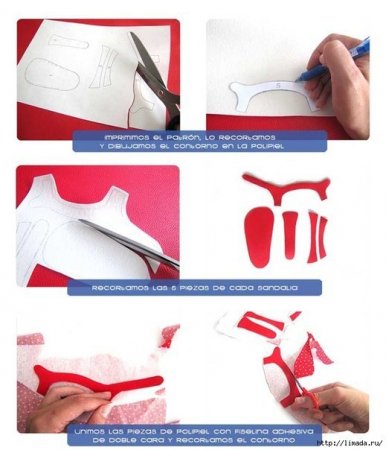 Летние босоножки для малыша: схема и ход работы по шитью в фото