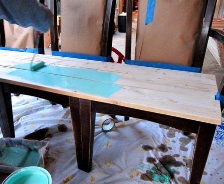 Как сделать лавку из старых кухонных стульев своими руками: идея и мастер класс в фото