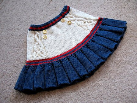 Вязание спицами для детей юбки: схема и ход работы в фото