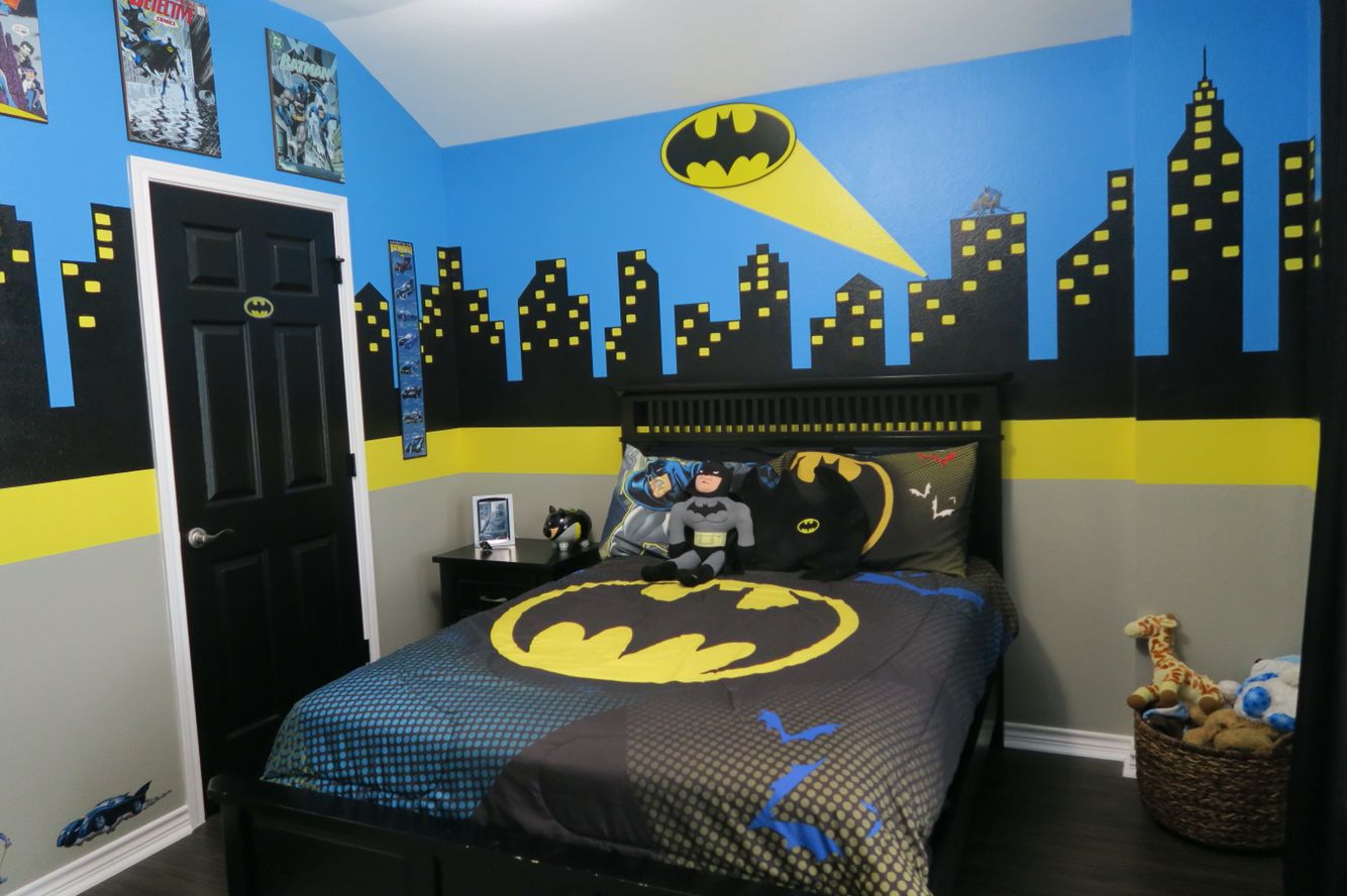 Бэтмен в детской комнате: оформление детской в стиле бет-пещеры