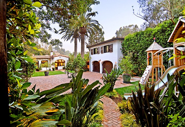 Дом Бена Стиллера в Калифорнии в испанском стиле