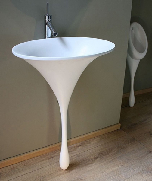 Раковина-тюльпан – раковина на ножке в ванную комнату