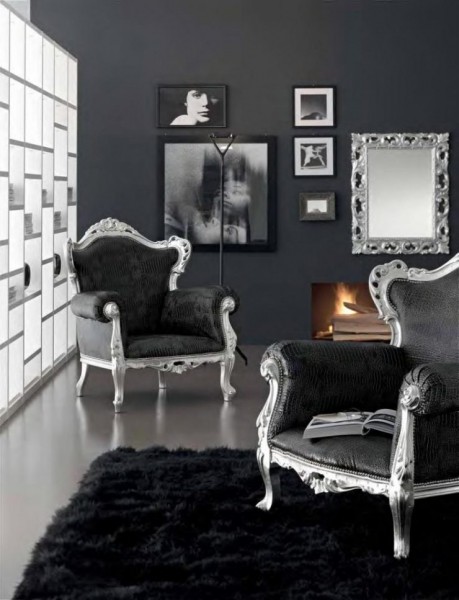 Черная гостиная - 115 фото лучших идей в интерьере монохромной гостиной