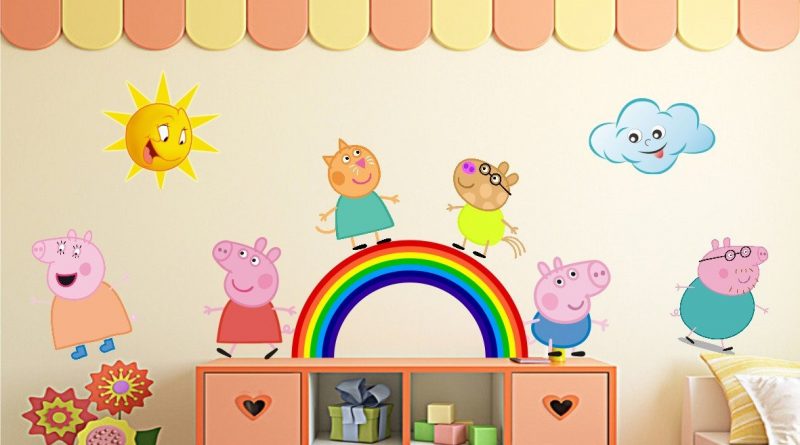 Детская комната по мотивам «Свинки Пепы»