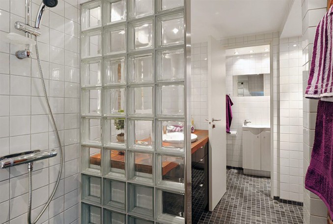 Перегородки в ванной комнате – стильно и функционально