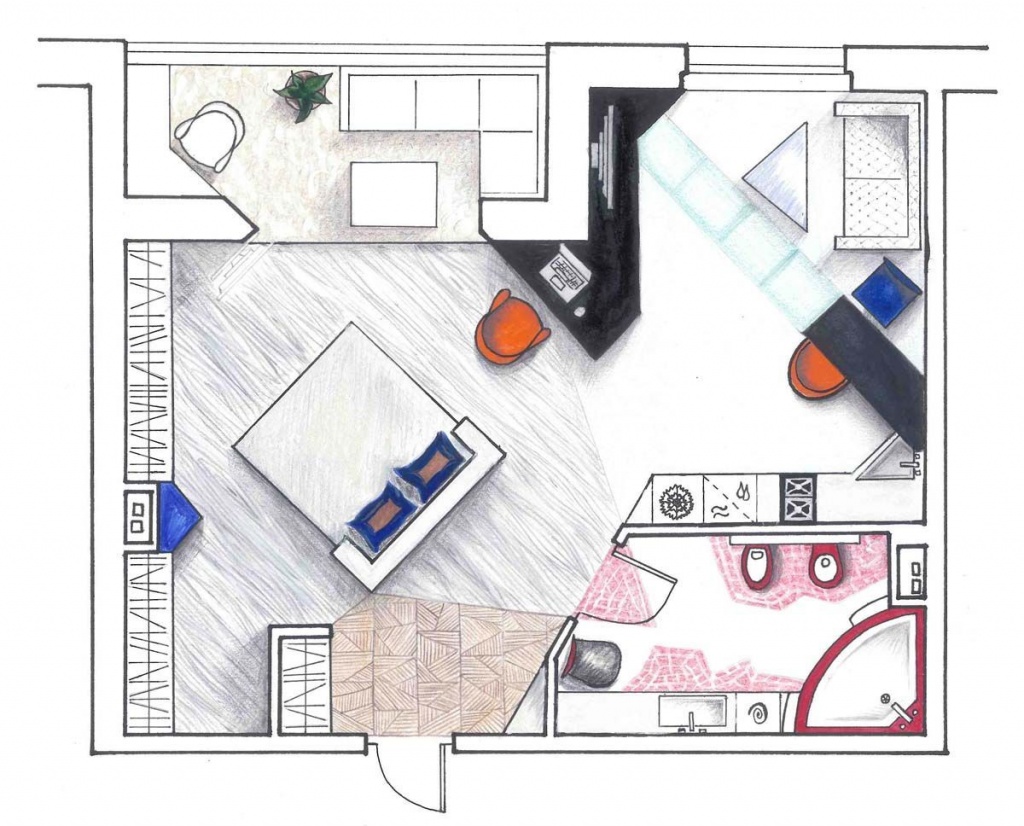 Расположение мебели: главные правила экономии пространства в квартире
