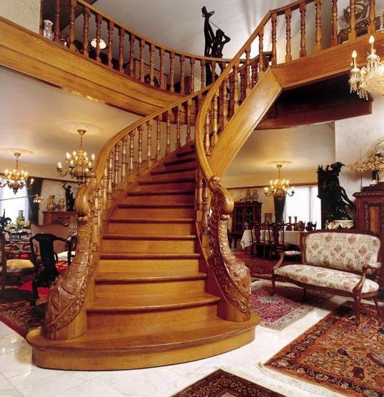 Дизайн лестницы в интерьере частного дома – красивый подъем на второй этаж или мансарду