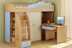 Детская кровать, размеры спального места и наружные габариты		