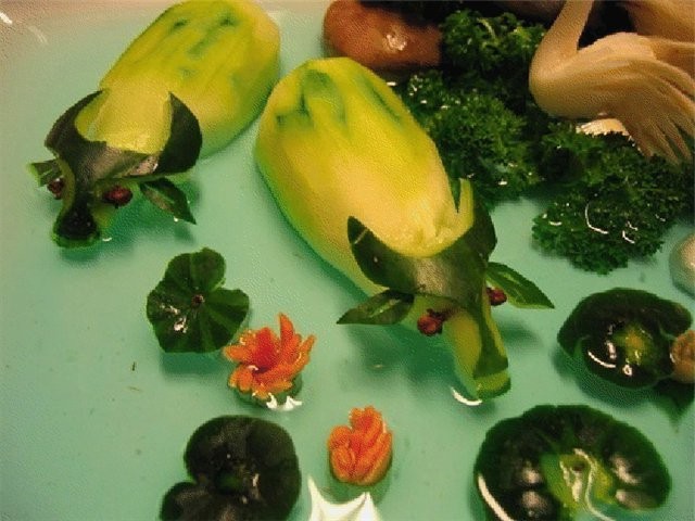 Поделки из овощей и фруктов своими руками (31 фото)