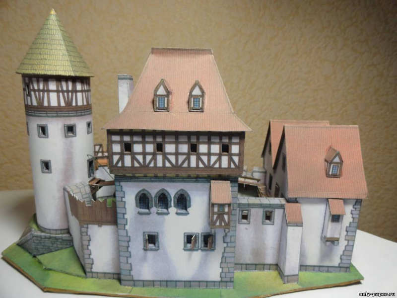 Замок из картона своими руками схемы. Как сделать из бумаги замок