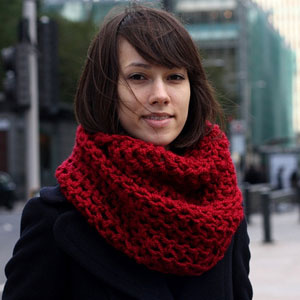 Вязание шарфа снуда для женщин спицами: схема c описанием