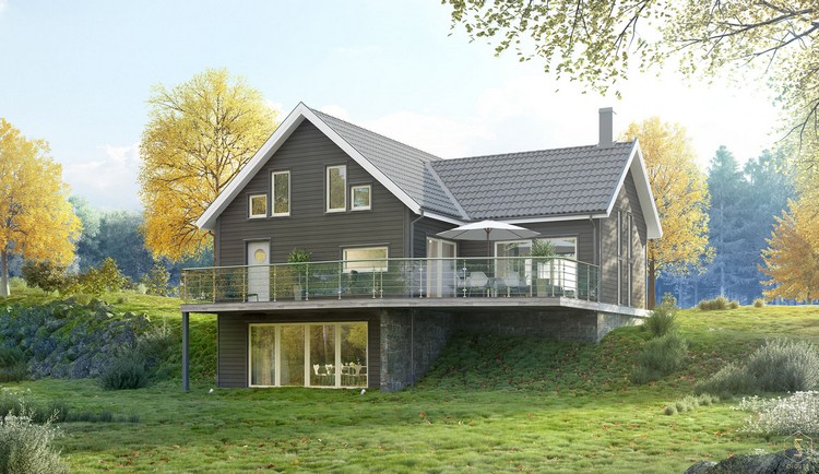 Экстерьер и интерьер дома в скандинавском стиле: уютные мотивы северной Европы (39 фото)