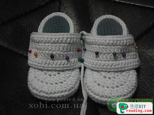 Пинетки-туфельки крючком для новорожденных с описанием и видео