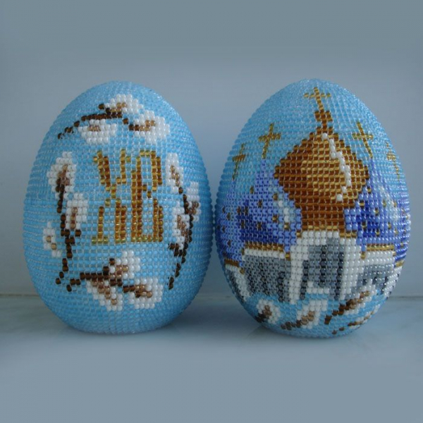 Пасхальное яйцо из бисера с ландышами: пошаговая инструкция с видео