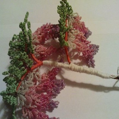 Глициния из бисера: мастер-класс со схемой плетения, видео и пошаговыми фото
