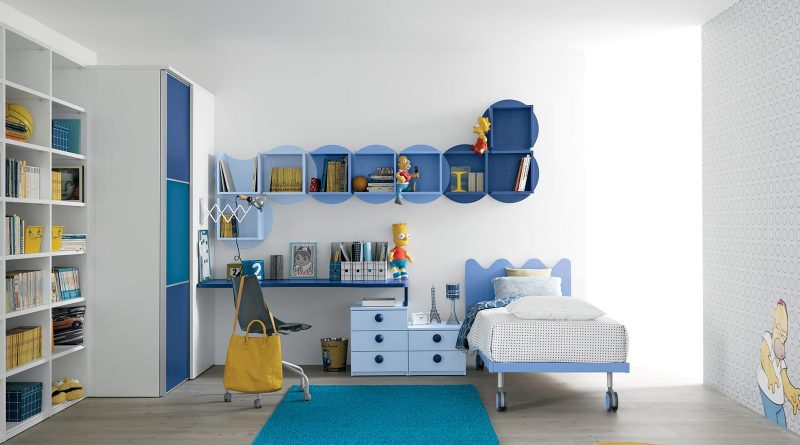 6 нюансов по использованию синего цвета в интерьере детской комнаты
