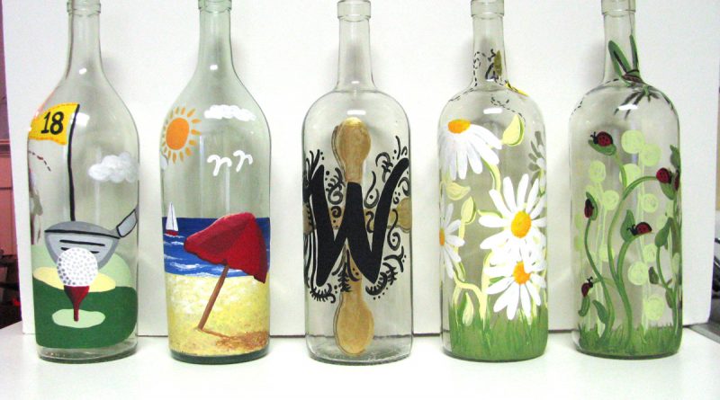 Винные бутылки: стильное применение в декоре интерьера