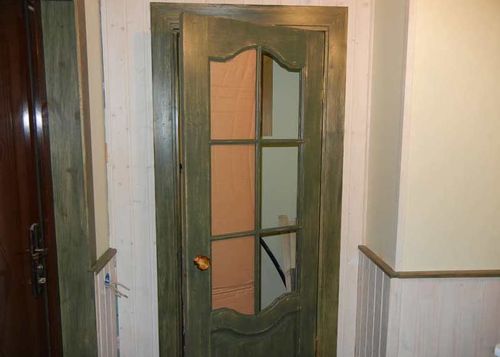 Инструкция как вставить стекло в межкомнатную дверь