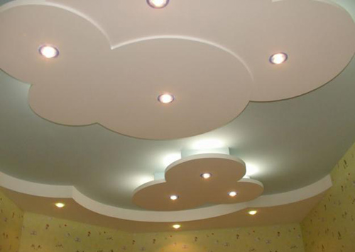 Установка подсветки в гипсокартонном потолке