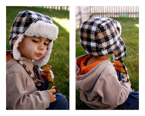 Детская шапка-ушанка своими руками