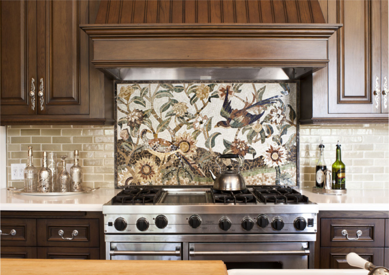 Мозаика из битой плитки своими руками для кухни и ванной с фото и видео