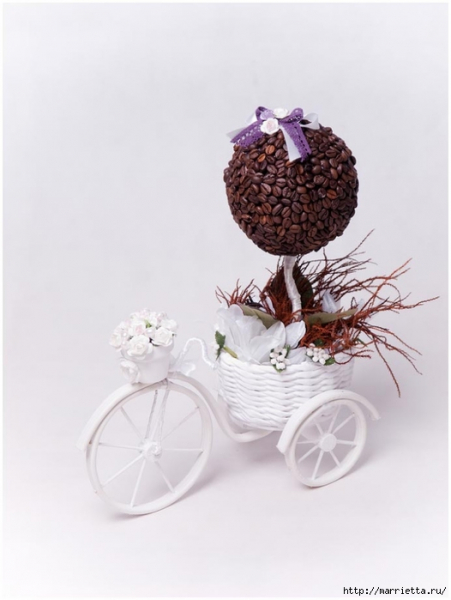 Велосипед своими руками с корзинкой для декора с фото и видео