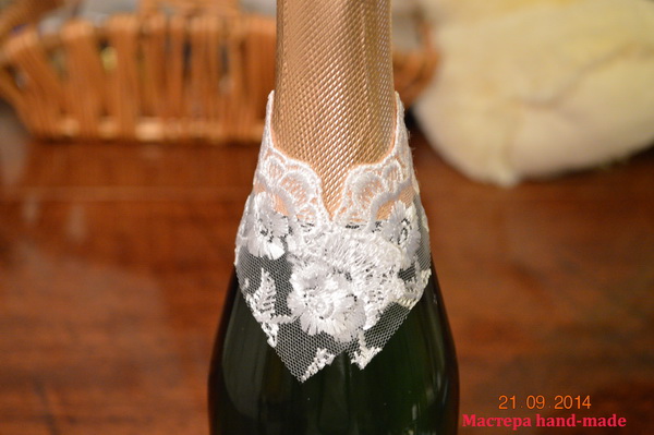 Шампанское "Жених и невеста": мастер-класс с фото и видео