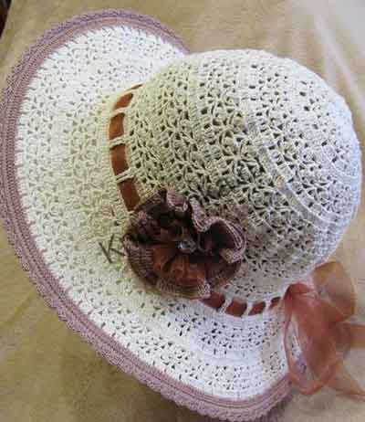 Вязание крючком шапки для девочек