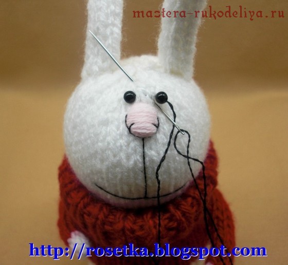Мастер-класс амигуруми для начинающих: куклы, овечка и заяц спицами с видео и фото по вязанию