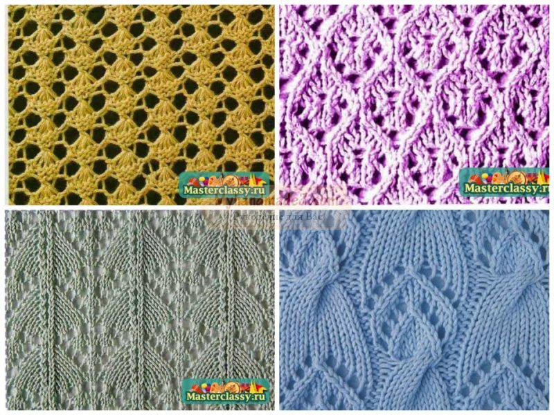 Ажурное вязание спицами: узоры и схемы кофточки для начинающих рукодельниц