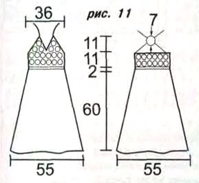 Вечернее платье крючком Ажурный берет и шаль со схемами 
