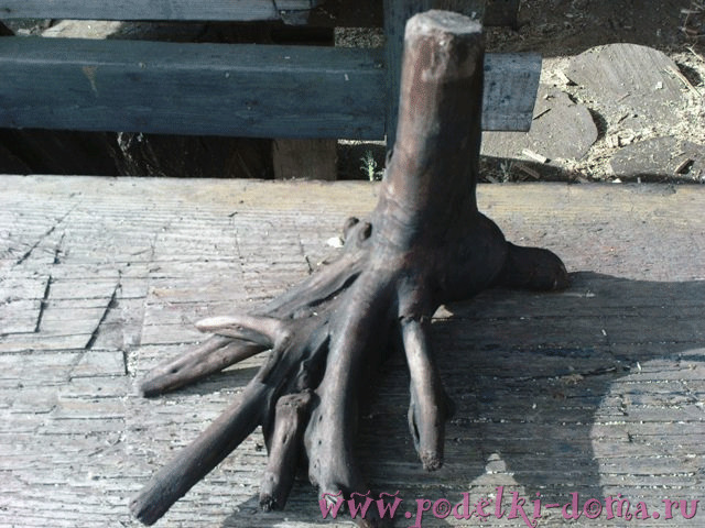 Избушка Бабы Яги своими руками из природного материала с фото